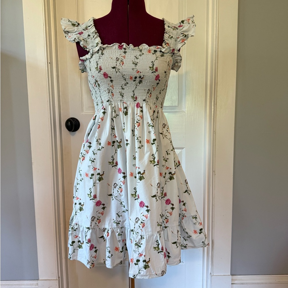 Hill House Elizabeth dress in Pond Floral